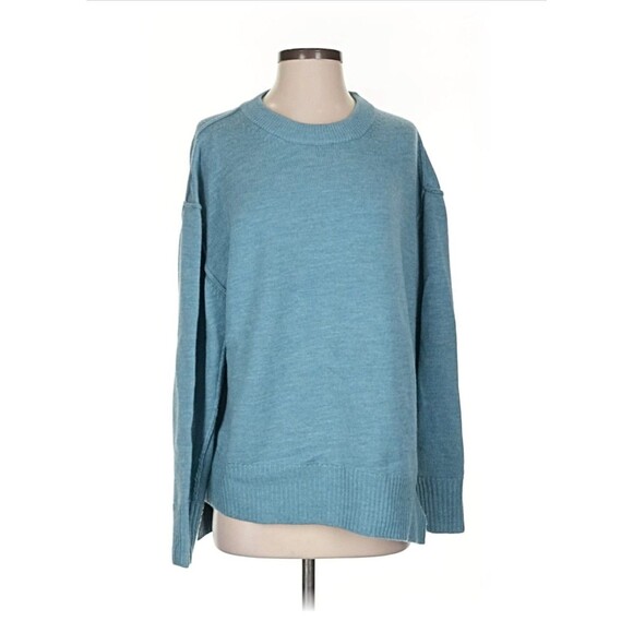 Rachel Comey Thayne Top Washed Indigo Blue 100% Merino Wool Size Small - Picture 8 of 13